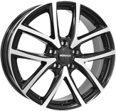 Alu kola MONACO WHEELS CL2, 16x6.5 5x100 ET40, černá lesklá + leštění