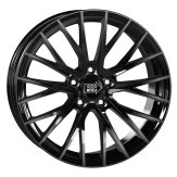 Alu kola Mille Miglia MM1009, 17x7 5x114.3 ET41, černá lesklá