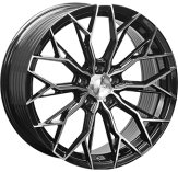 Alu kola MONACO WHEELS FF3, 19x8.5 5x108 ET45, černá lesklá + leštění