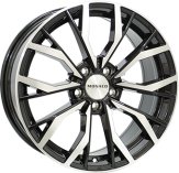 Alu kola MONACO WHEELS GP5, 19x8 5x112 ET45, černá lesklá + leštění