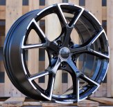 Alu kola Racing Line 3S5997, 19x8 5x112 ET49, černá + leštění