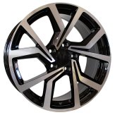 Alu kola Racing Line B1154, 18x8 5x112 ET40, černá + leštění