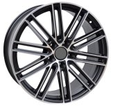 Alu kola Racing Line B1271, 21x9.5 5x130 ET60, černá + leštění (zátěžová)