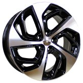 Alu kola Racing Line B1278, 18x7.5 5x114.3 ET50, černá + leštění