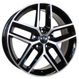 Alu kola Racing Line B1426, 18x8 5x112 ET45, černá + leštění