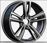 Alu kola Racing Line B5739, 17x8 5x120 ET34, černá + leštění