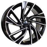 Alu kola Racing Line B5772, 17x7 5x112 ET45, černá + leštění