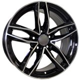 Alu kola Racing Line BK690, 21x9.5 5x112 ET31, černá + leštění