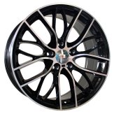 Alu kola Racing Line BK796, 20x9.5 5x120 ET40, černá + leštění celoroční použití