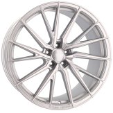 Alu kola Haxer HX06F, 20x8.5 5x112 ET35, stříbrná matná + leštění