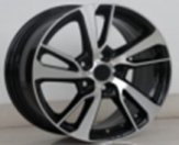 Alu kola Racing Line I5300, 17x7 5x114.3 ET35, černá + leštění