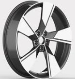 Alu kola Racing Line I5626, 17x7 5x112 ET46, černá + leštění