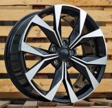 Alu kola Racing Line I5627, 19x8 5x112 ET45, černá + leštění