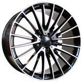 Alu kola Racing Line MR532, 19x8.5 5x112 ET38, černá + leštění