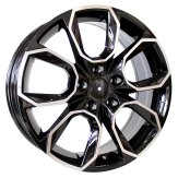 Alu kola Racing Line SK516, 18x8 5x112 ET40, černá + leštění