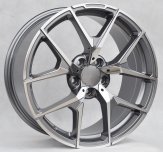 Alu kola Racing Line XE137, 20x9.5 5x112 ET35, šedivá + leštění