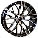 Alu kola Racing Line XFE30, 18x8 5x112 ET40, černá + leštění