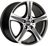 Alu kola RONAL R55 SUV, 18x8.5 5x127 ET38, černá matná + leštění (zátěžová)