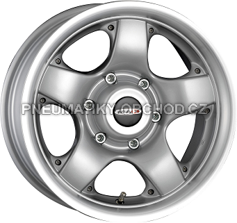 Alu kola MAK STORM, 17x8 5x139.7 ET0, stříbrná