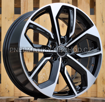 Alu kola Racing Line 3S5979, 19x8 5x112 ET49, černá + leštění