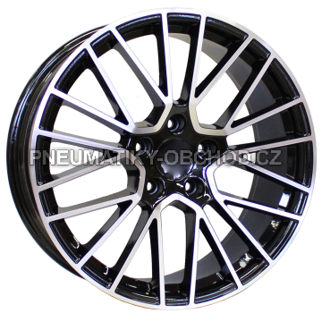 Alu kola Racing Line FE179, 20x10.5 5x130 ET64, černá + leštění