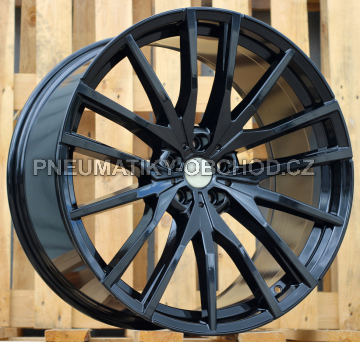 Alu kola Racing Line H0324, 22x9.5 5x112 ET37, černá lesklá (zátěžová)