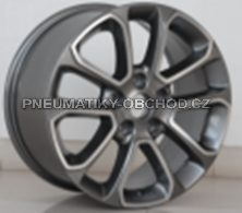 Alu kola Racing Line I5319, 18x8 5x127 ET50, černá + leštění