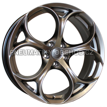 Alu kola Racing Line L1664, 17x7.5 5x110 ET32, černá metalíza