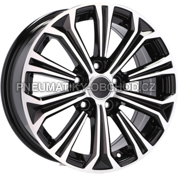 Alu kola Racing Line B5845, 17x7.5 5x114.3 ET40, černá + leštění