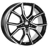 Alu kola CMS C33, 19x8 5x112 ET50, černá + leštění