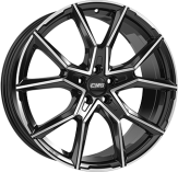 Alu kola CMS C33, 20x8.5 5x112 ET30, černá lesklá + leštění (zátěžová)