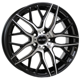 Alu kola Haxer HX038, 18x8 5x112 ET45, černá + leštění