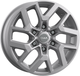 Alu kola MAK GRAVEL, 16x6.5 6x120 ET50, stříbrná (zátěžová)