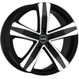 Alu kola MAK STONE 5, 18x7.5 5x114.3 ET40, černá lesklá + leštění (zátěžová)