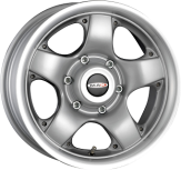 Alu kola MAK STORM, 17x8 5x139.7 ET0, stříbrná