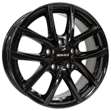 Alu kola MONACO WHEELS 2 CL2, 16x6.5 4x108 ET32, černá lesklá