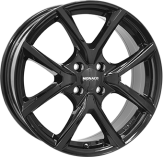 Alu kola MONACO WHEELS 2 CL2, 16x6.5 4x108 ET45, černá lesklá