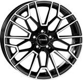 Alu kola MONACO WHEELS GP13, 18x8 5x112 ET30, černá lesklá + leštění