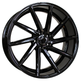 Alu kola Racing Line B1059, 17x7.5 5x114.3 ET42, černá lesklá