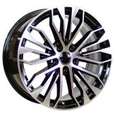 Alu kola Racing Line B1096, 18x8 5x112 ET39, černá + leštění