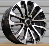 Alu kola Racing Line B1223, 20x8.5 6x139.7 ET25, černá + leštění (zátěžová)