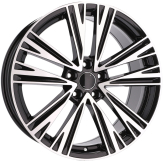 Alu kola Racing Line B1424, 19x8.5 5x112 ET40, černá + leštění