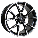 Alu kola Racing Line B5601, 17x7.5 5x112 ET27, černá + leštění