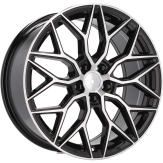 Alu kola Racing Line B5812, 17x7.5 5x112 ET40, černá + leštění