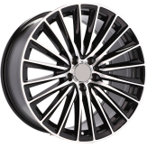 Alu kola Racing Line B5909, 19x9 5x112 ET45, černá + leštění