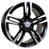 Alu kola Racing Line BK855, 19x9.5 5x120 ET40, černá + leštění