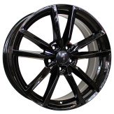 Alu kola Racing Line BK864, 17x7.5 5x112 ET45, černá lesklá