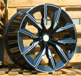 Alu kola Racing Line FBX144, 21x10 5x112 ET41, černá + leštění (zátěžová)