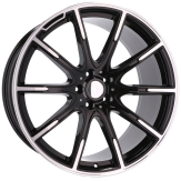 Alu kola Racing Line FE236, 19x9.5 5x112 ET43, černá + leštění