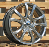 Alu kola Racing Line FR559, 17x7 5x114.3 ET50, Titanová metalíza